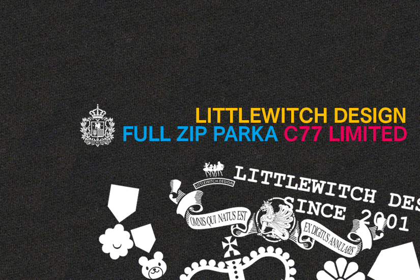 LITTLEWITCH DESIGN FULL ZIP PARKA